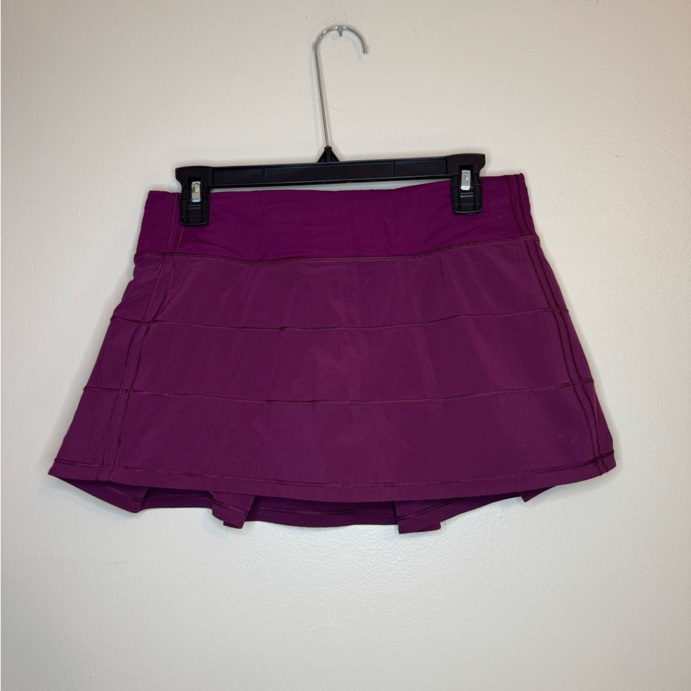 Lululemon‎ Berry Purple Pace Rival Tennis Skirt Sz 8
